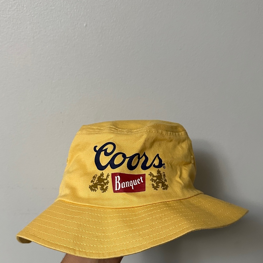 American Needle Coors Banquet Yellow Hat